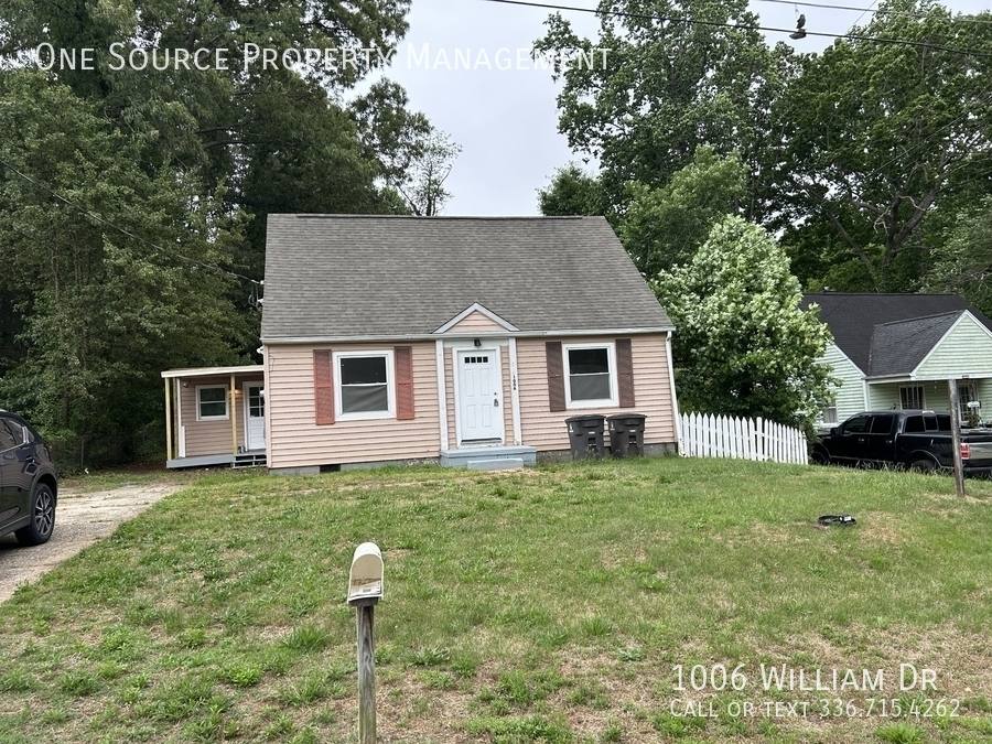House for rent at 1006 William Dr, Winston Salem, NC 27107