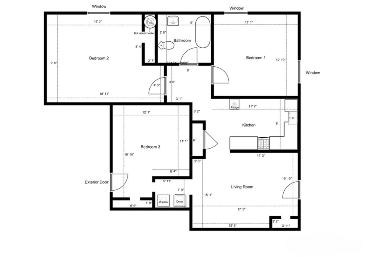 Apartment for rent at 106-B Collegiate Court, Blacksburg, VA 24060