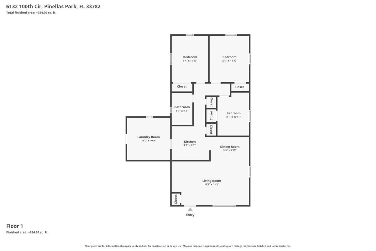House for rent at 6132 100th Circle, Pinellas Park, FL 33782