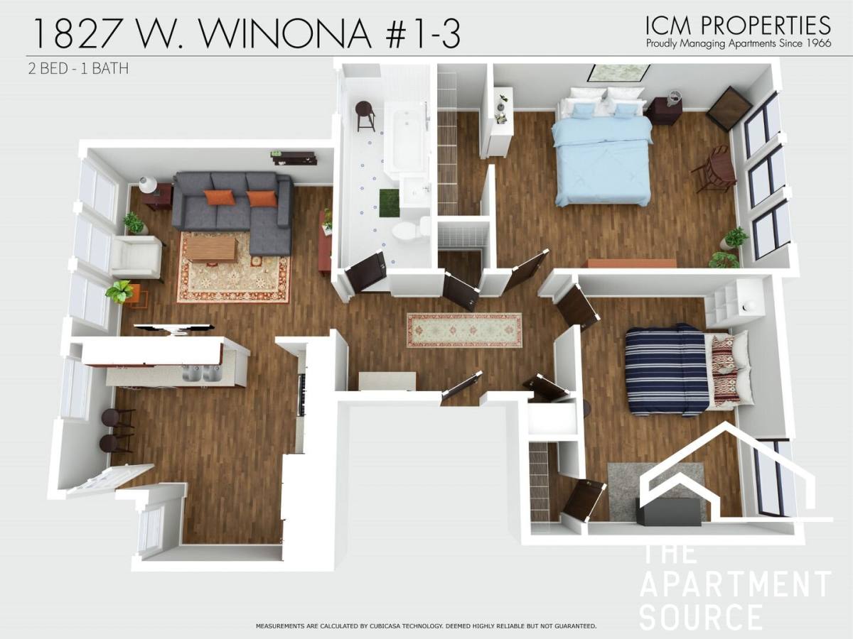 Apartment for rent at 1827 W Winona St #2, Chicago, IL 60640