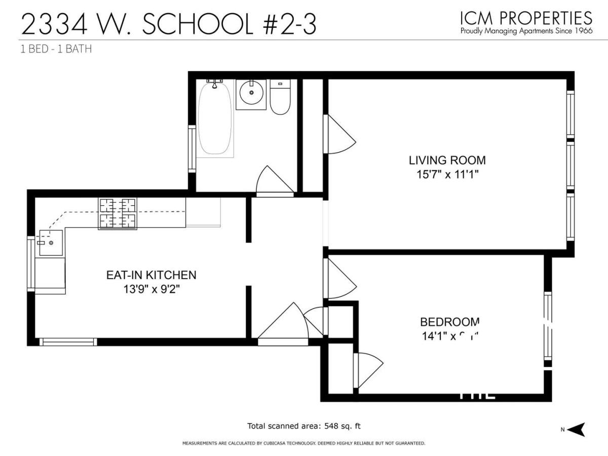 Apartment for rent at 2334 W School St #2, Chicago, IL 60618