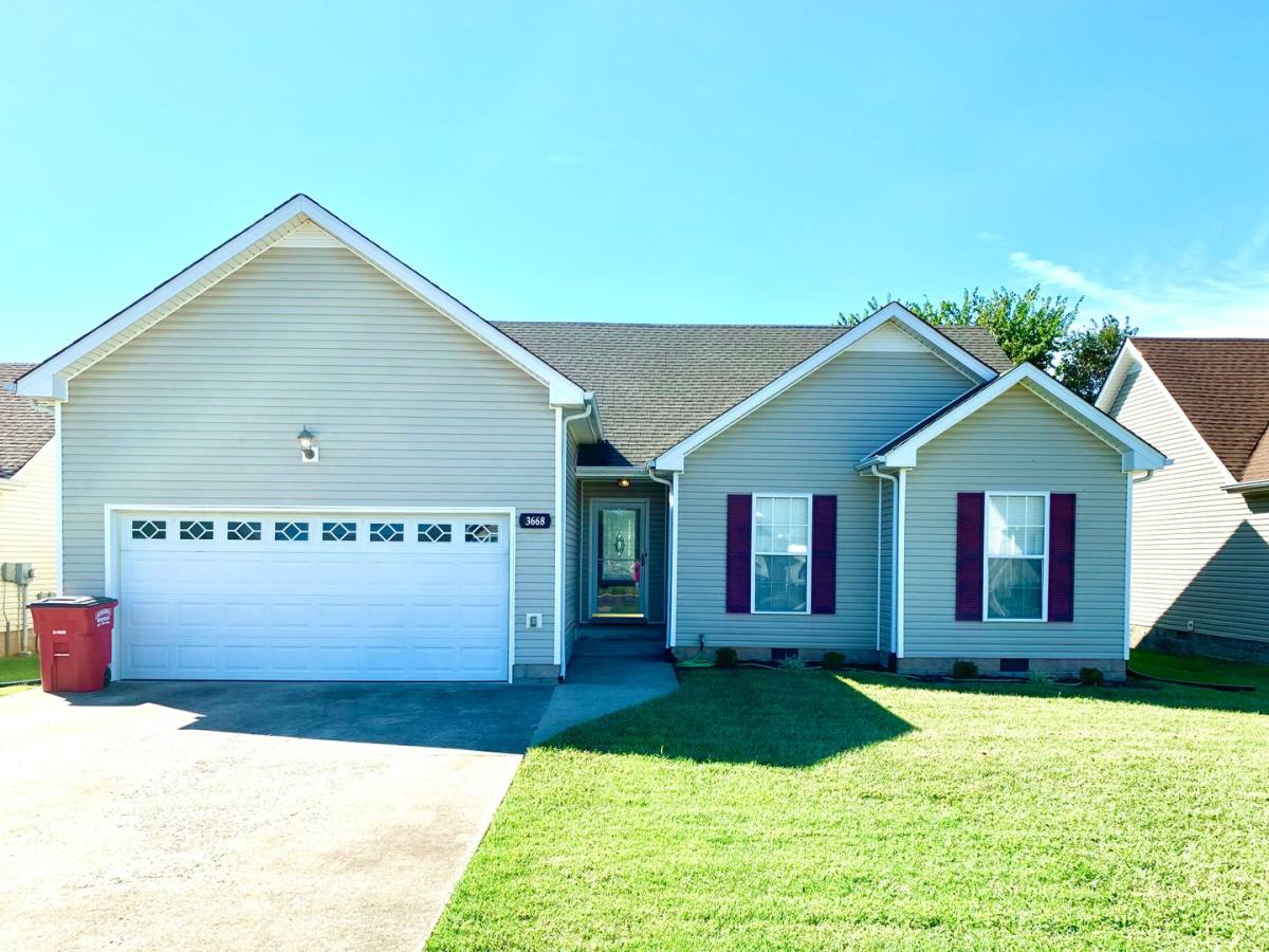 House for rent at 3668 Cindy Jo S, Clarksville, TN 37040