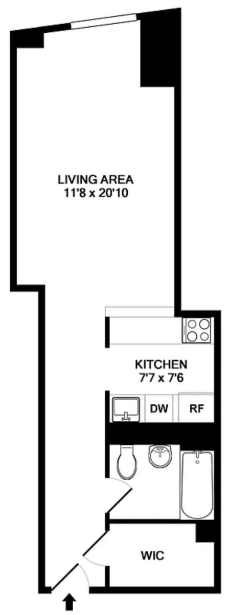 Apartment for rent at 88 Greenwich St #1106, New York, NY 10006