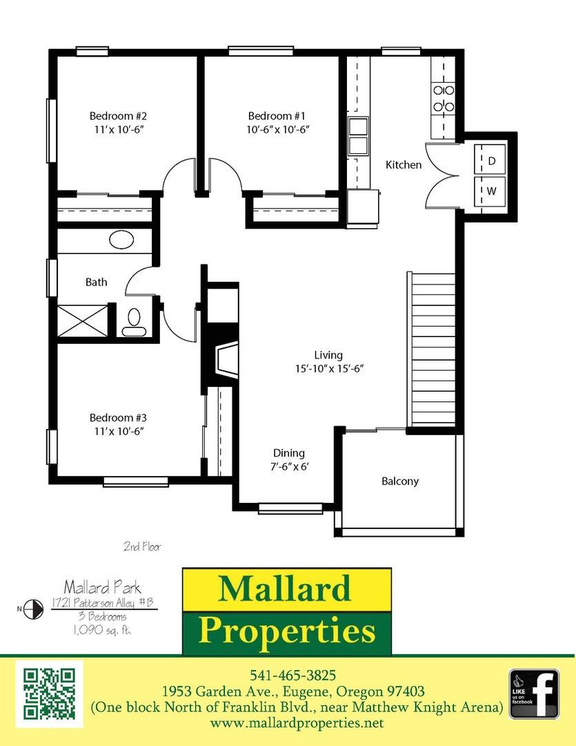 Apartment for rent at 1721 Patterson Alley, Eugene, OR 97401