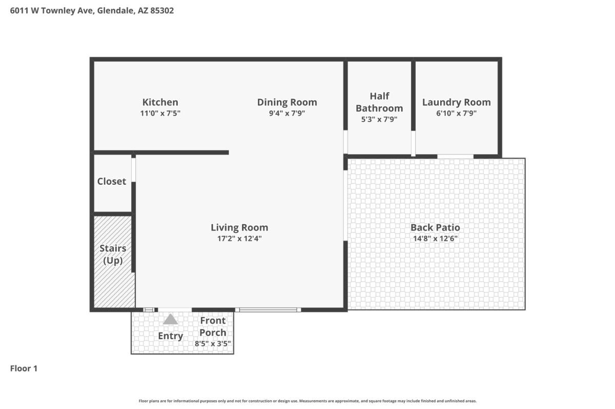 Townhouse for rent at 6011 W Townley Ave, Glendale, AZ 85302