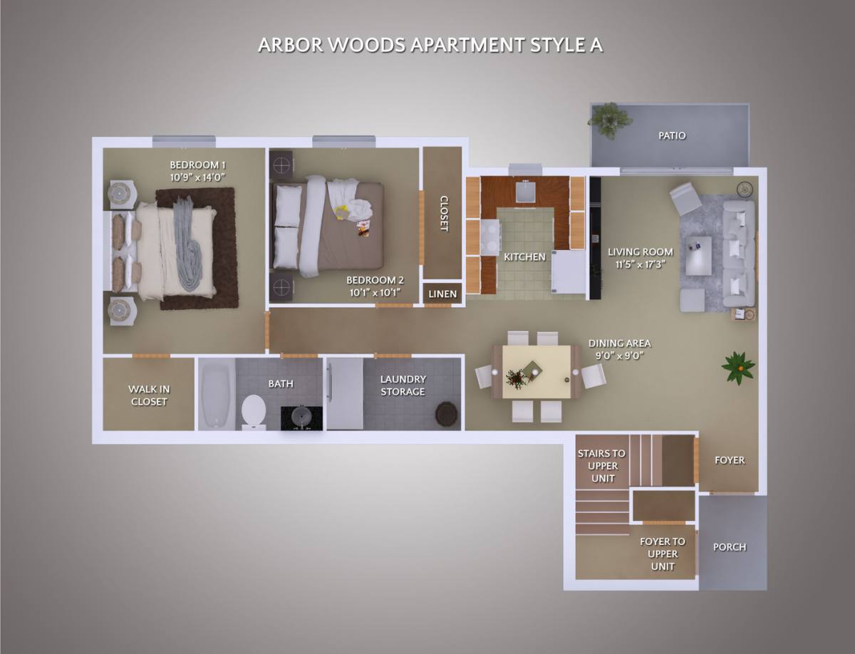 Apartment for rent at 37828 Arbor Woods Dr, Livonia, MI 48150