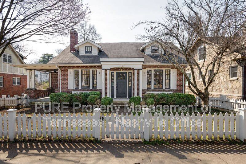 House for rent at 1507 Cedar Lane, Nashville, TN 37212