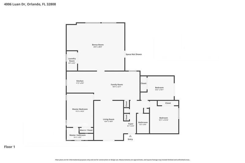 House for rent at 4006 Luan Dr, Orlando, FL 32808