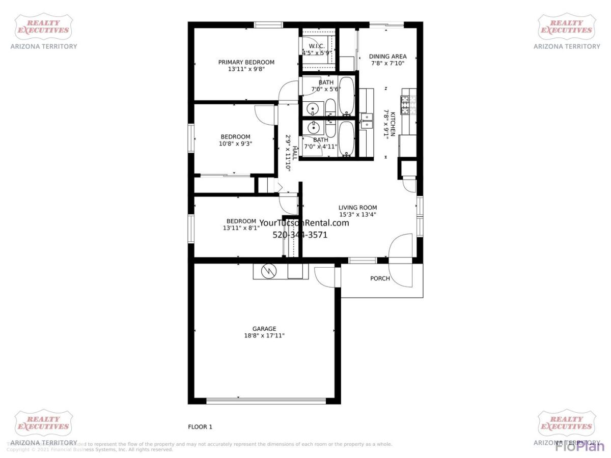 House for rent at 1983 W Calle Cielo De Oro, Tucson, AZ 85746