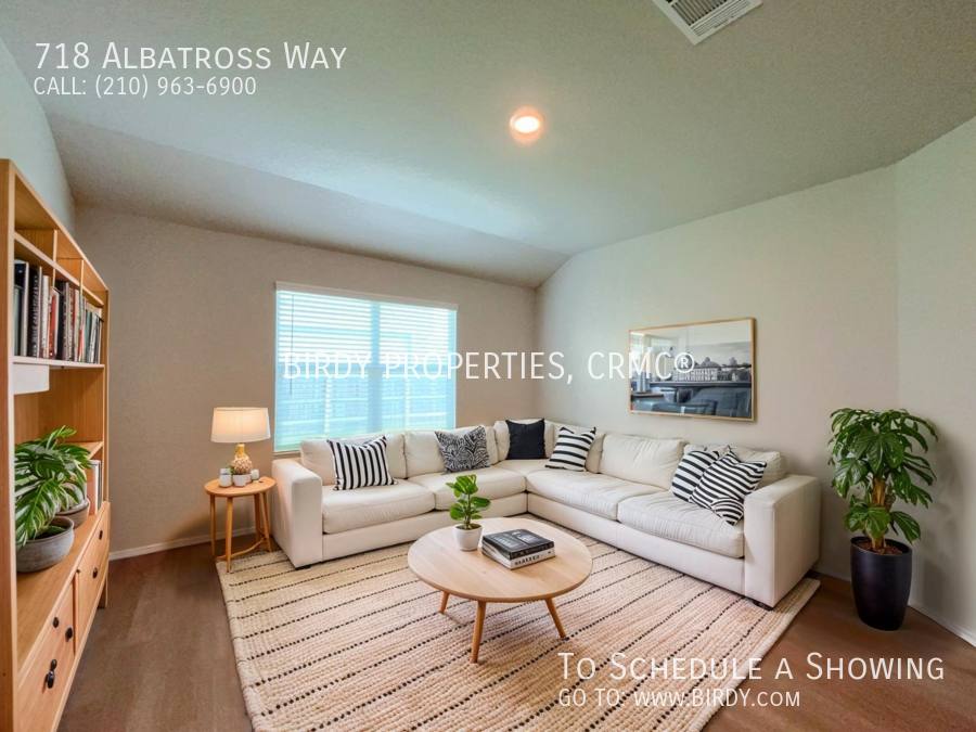 House for rent at 718 Albatross Way, San Antonio, TX 78221