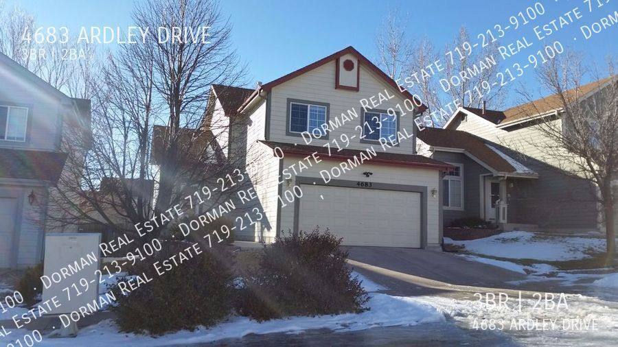 House for rent at 4683 Ardley Dr, Colorado Springs, CO 80922