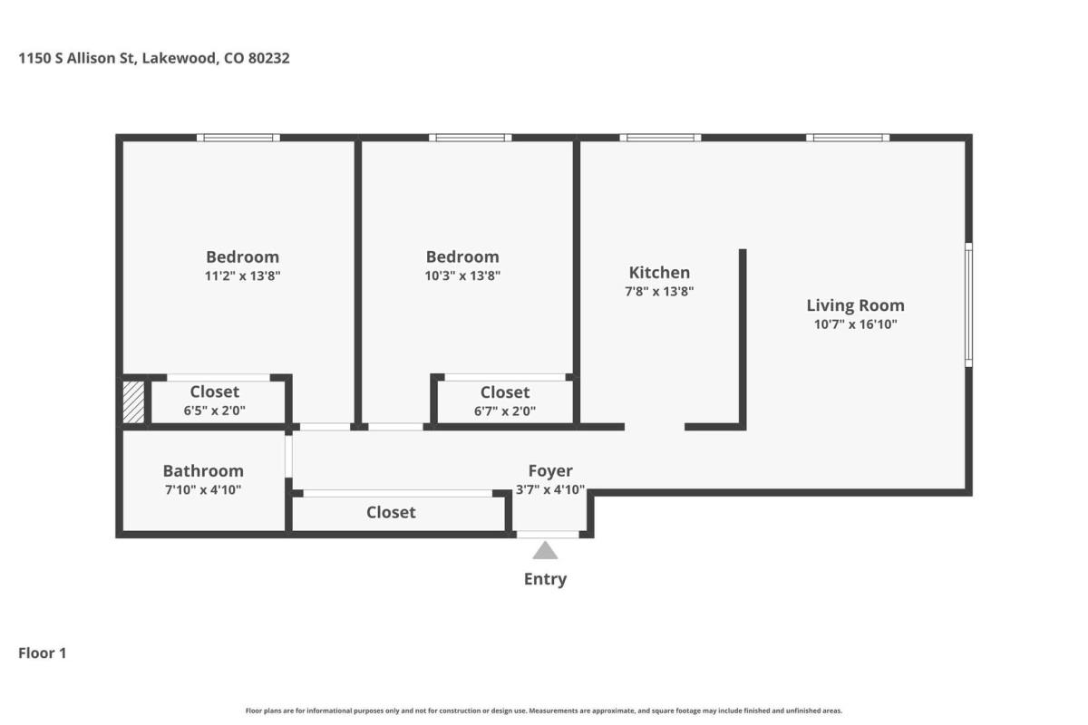 Apartment for rent at 1170 S Allison St #5, Denver, CO 80232