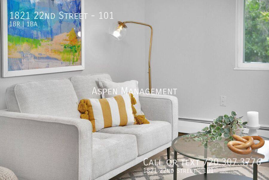 Apartment for rent at 1821 22nd St #101, Boulder, CO 80302