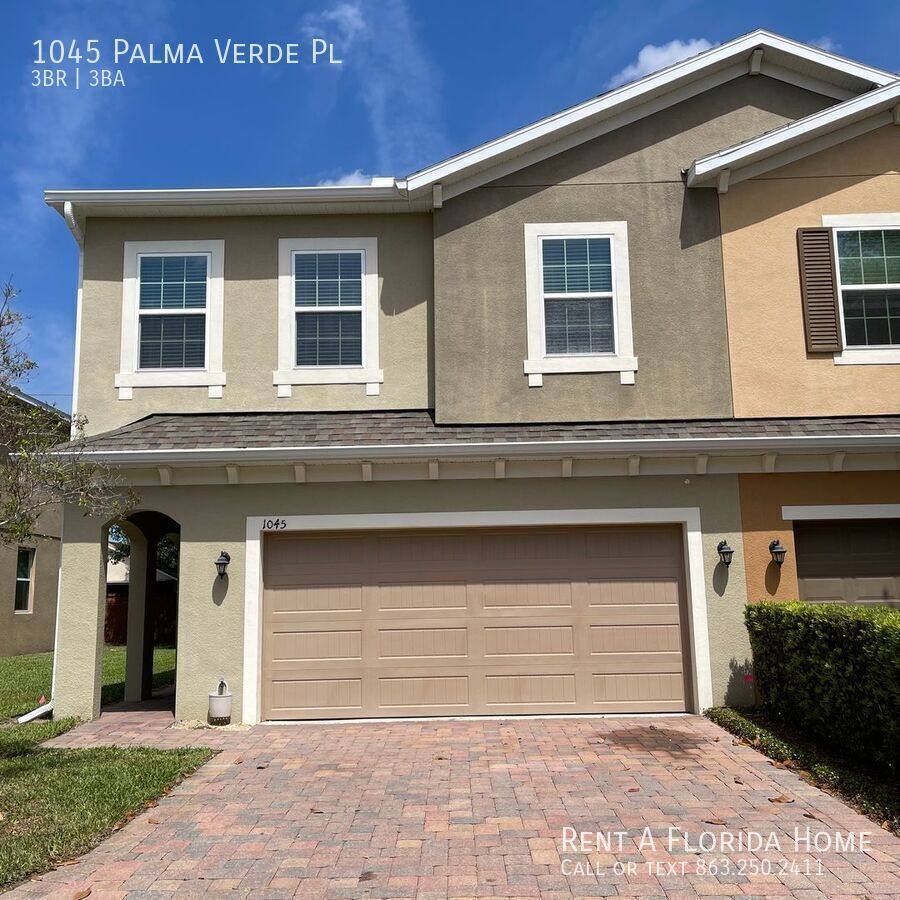 Townhouse for rent at 1045 Palma Verde Place, Apopka, FL 32712
