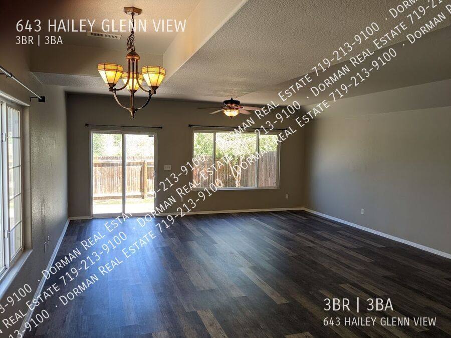 Townhouse for rent at 643 Hailey Glenn View, Colorado Springs, CO 80916