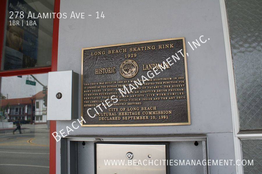 Apartment for rent at 278 Alamitos Ave #14, Long Beach, CA 90802