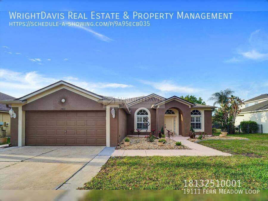 House for rent at 19111 Fern Meadow Loop, Lutz, FL 33558