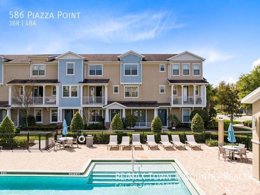 Townhouse for rent at 586 Piazza Point, Oviedo, FL 32765