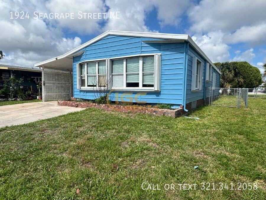 House for rent at 1924 Seagrape St NE, Palm Bay, FL 32905