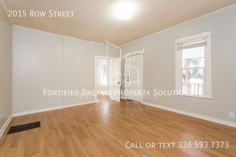 House for rent at 2015 Row St, Winston Salem, NC 27105