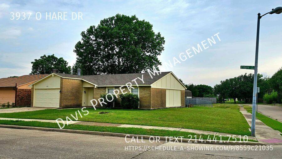 House for rent at 3937 O Hare Dr, Mesquite, TX 75150