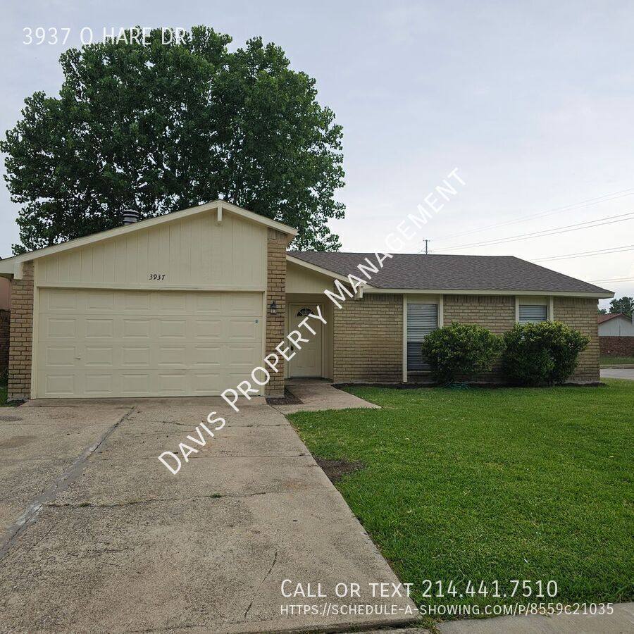 House for rent at 3937 O Hare Dr, Mesquite, TX 75150