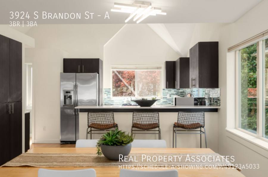 Townhouse for rent at 3924 S Brandon St #A, Seattle, WA 98118