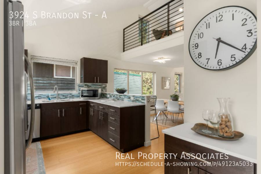 Townhouse for rent at 3924 S Brandon St #A, Seattle, WA 98118