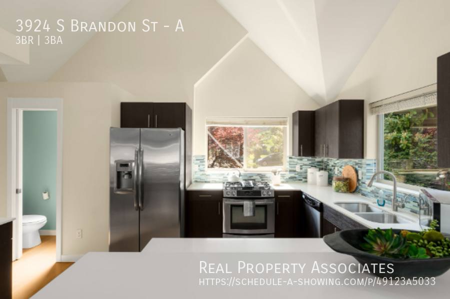 Townhouse for rent at 3924 S Brandon St #A, Seattle, WA 98118