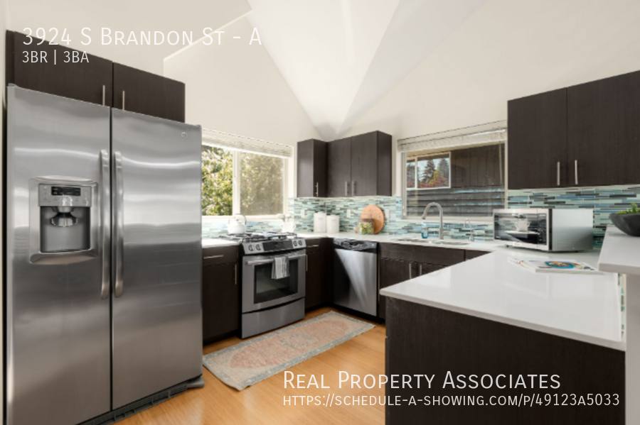 Townhouse for rent at 3924 S Brandon St #A, Seattle, WA 98118