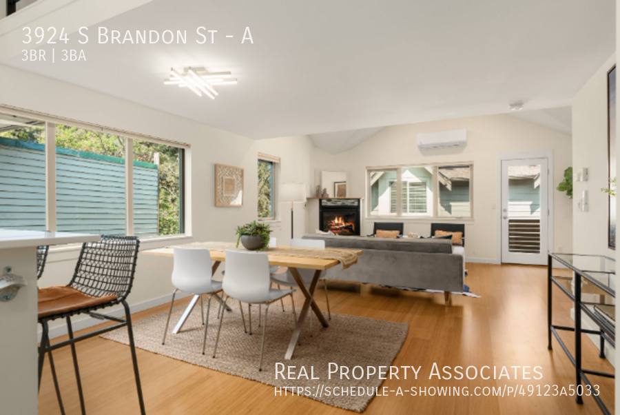 Townhouse for rent at 3924 S Brandon St #A, Seattle, WA 98118