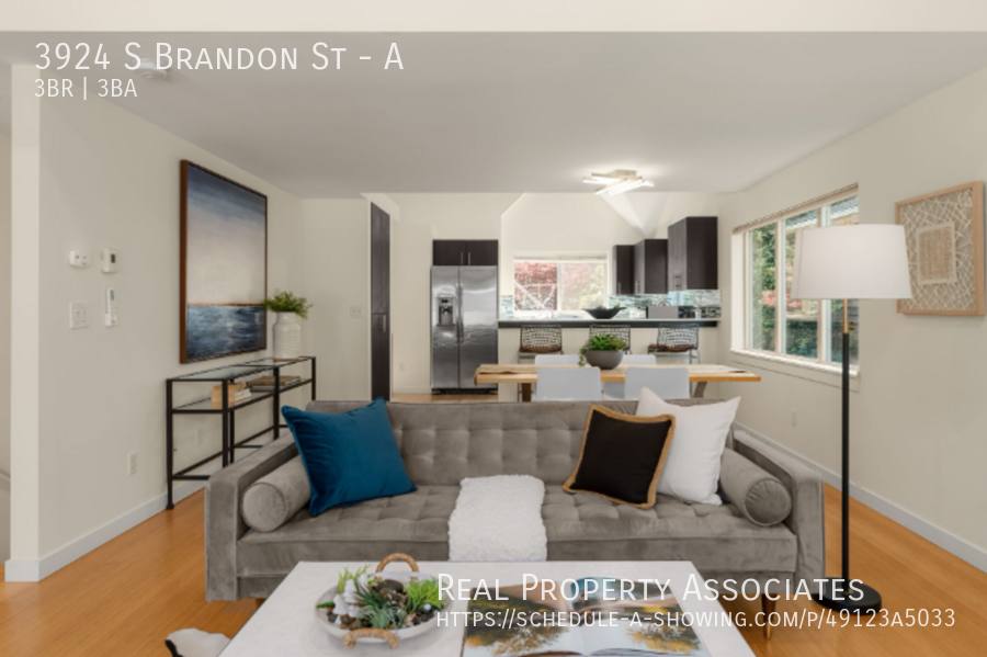 Townhouse for rent at 3924 S Brandon St #A, Seattle, WA 98118
