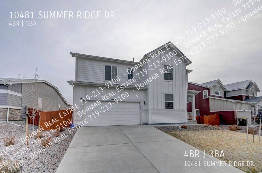 House for rent at 10481 Summer Ridge Dr, Peyton, CO 80831