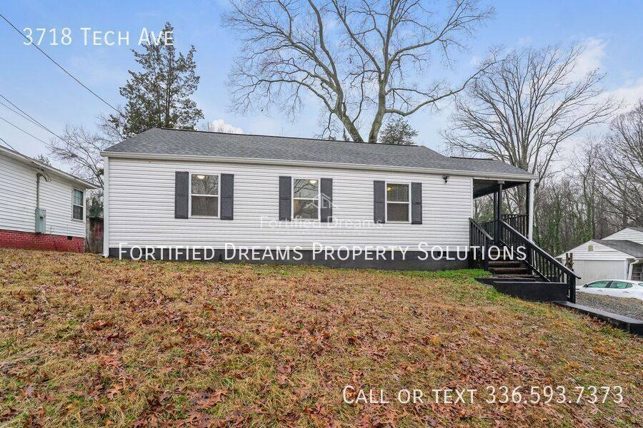 House for rent at 3718 Tech Ave, Winston Salem, NC 27107
