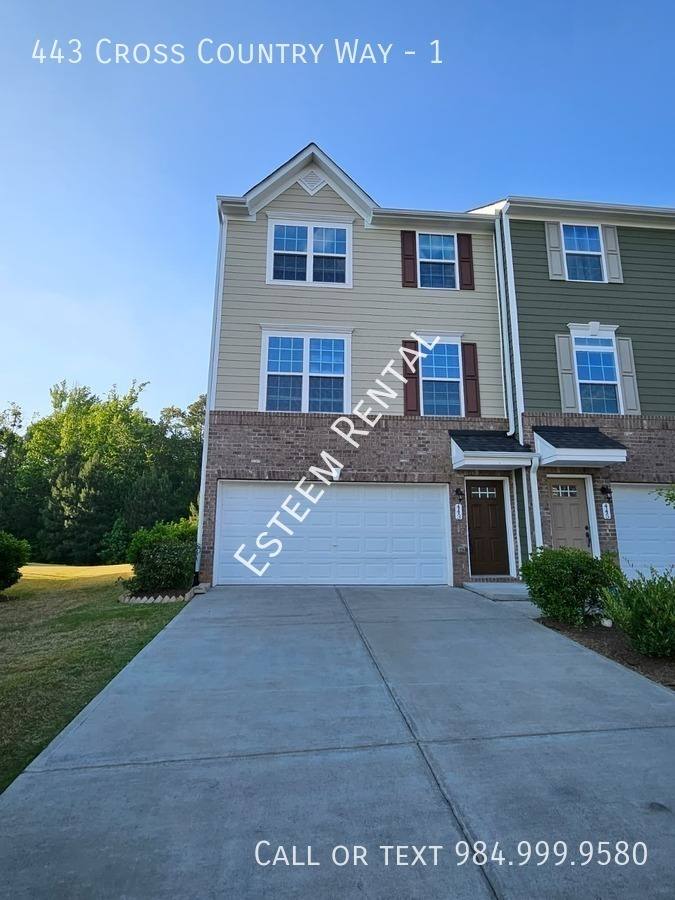 Townhouse for rent at 443 Cross Country Way #1, Durham, NC 27703