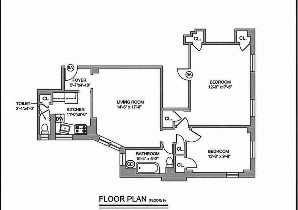 Apartment for rent at 55 W 55th St #9AA, New York, NY 10022