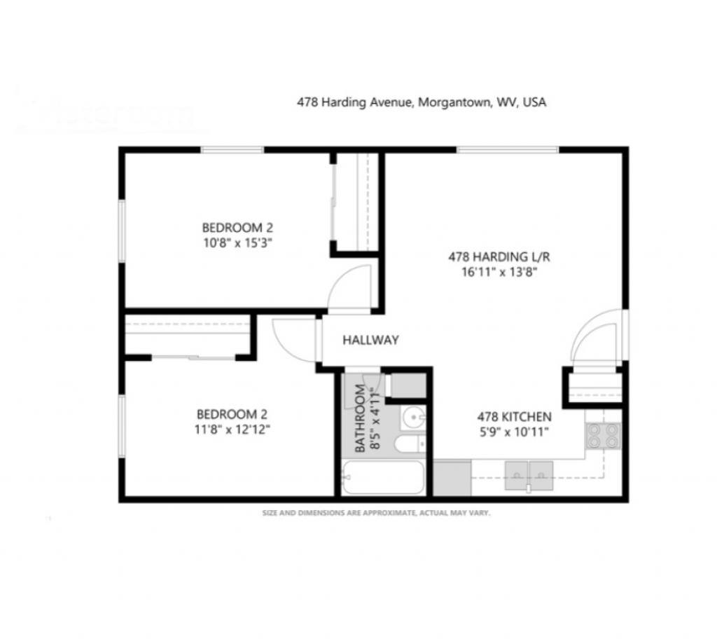 Apartment for rent at 478 Harding Ave, Morgantown, WV 26505