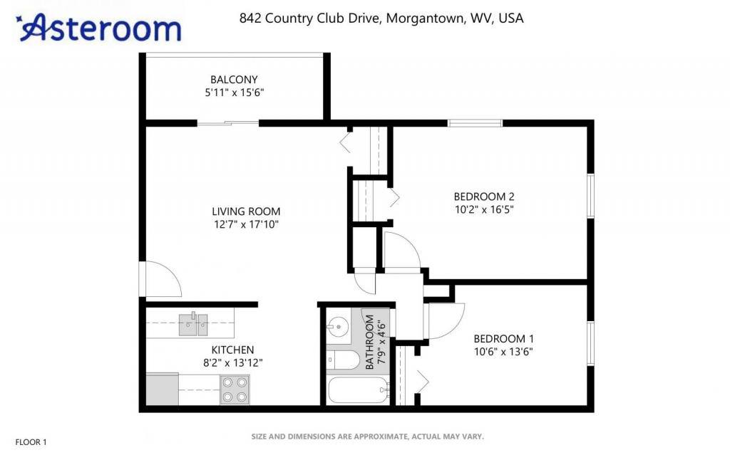 Apartment for rent at 842 Country Club Dr, Morgantown, WV 26505