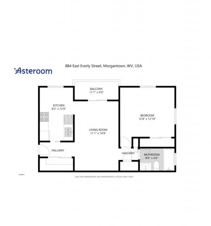 Apartment for rent at 884 E Everly St, Morgantown, WV 26505