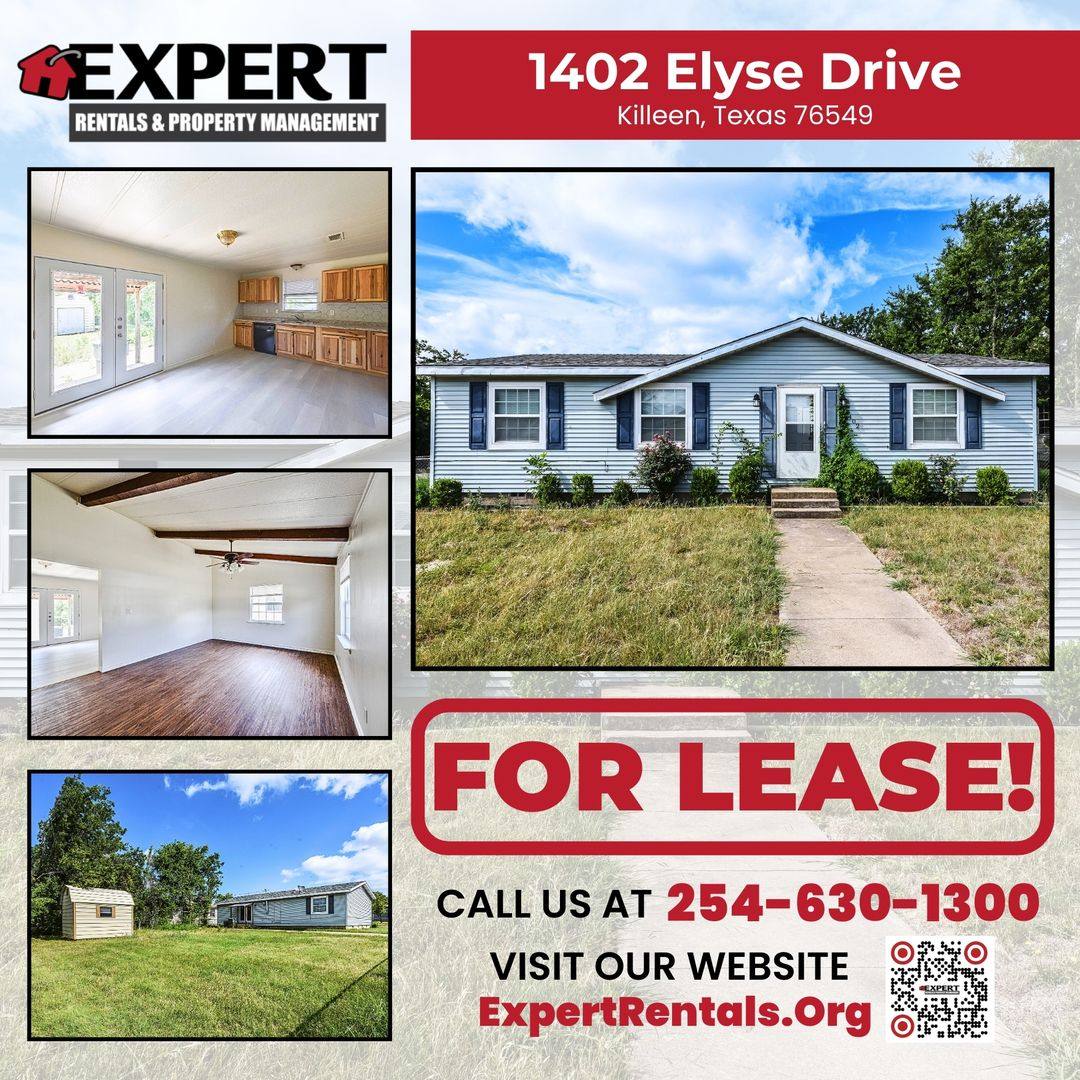 House for rent at 1402 Elyse Dr, Killeen, TX 76549