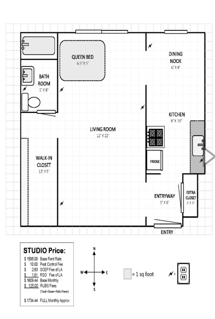 Apartment for rent at 427 S Mariposa Ave, Los Angeles, CA 90020
