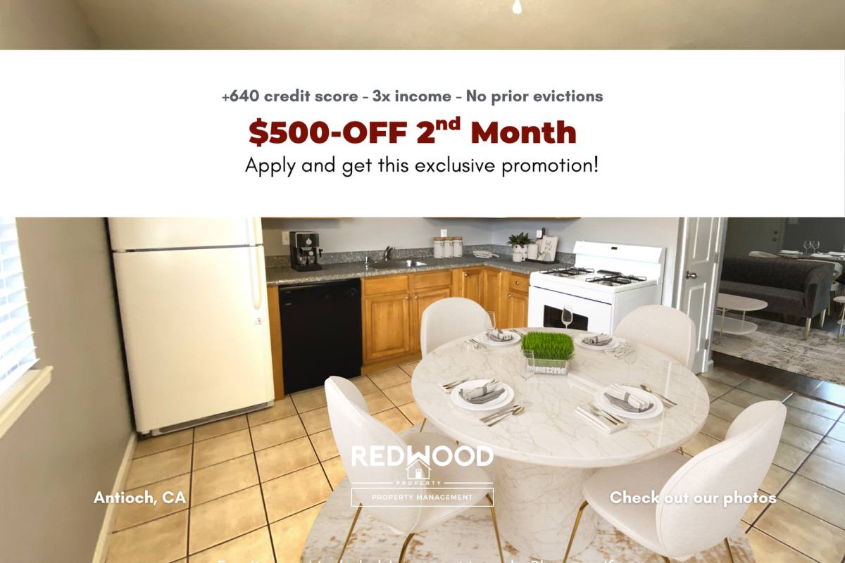 Apartment for rent at 1017 H St, Antioch, CA 94509