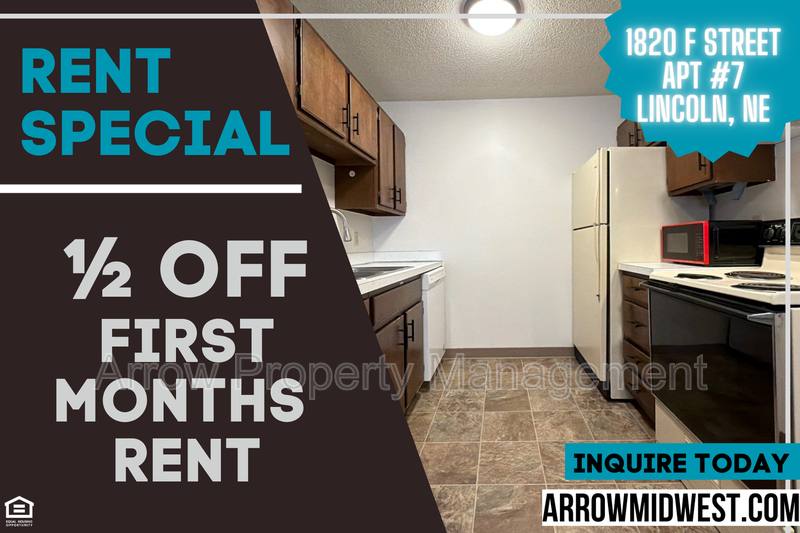 Apartment for rent at 1820 F St #7, Lincoln, NE 68510