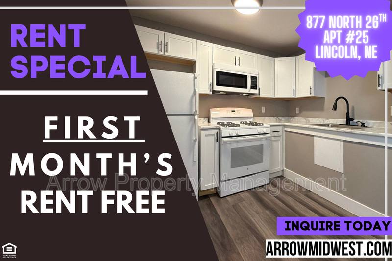 Apartment for rent at 877 N 26 #25, Lincoln, NE 68503