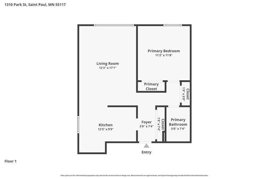 Apartment for rent at 1310 Park St, Saint Paul, MN 55117
