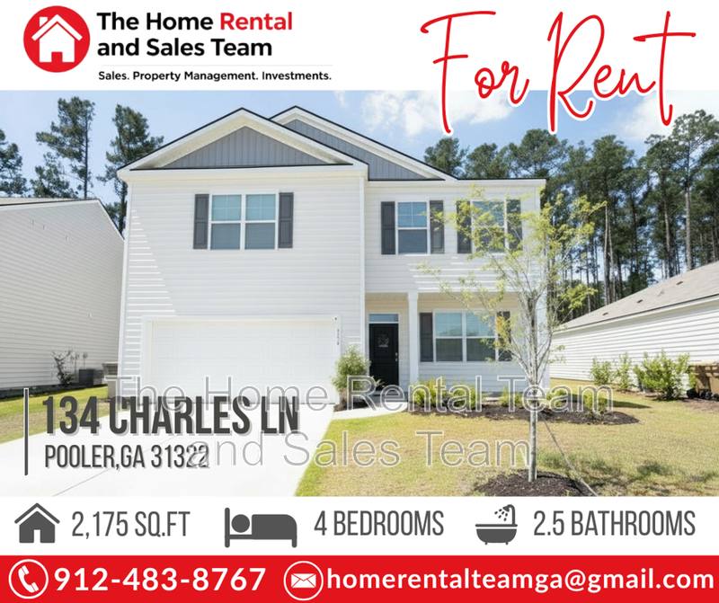 House for rent at 134 Charles Lane, Pooler, GA 31322