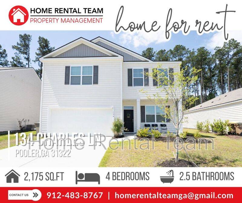 House for rent at 134 Charles Lane, Pooler, GA 31322