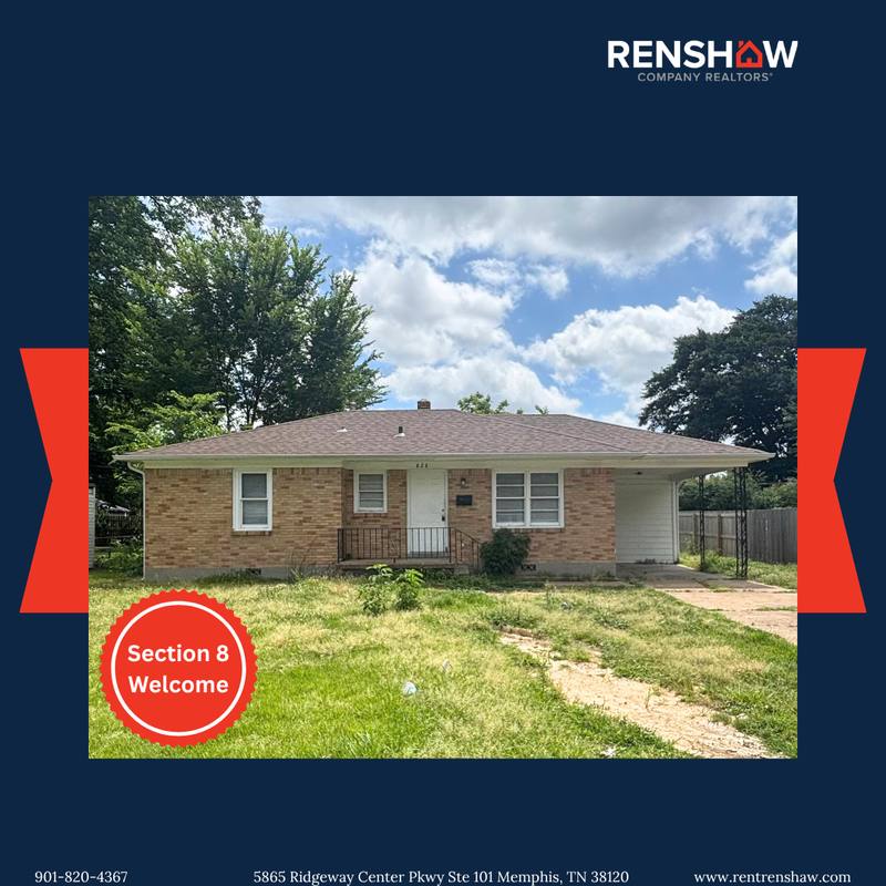 House for rent at 828 Harvey Cove, Memphis, TN 38122