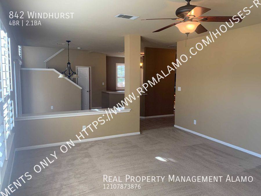 House for rent at 842 Windhurst, San Antonio, TX 78258
