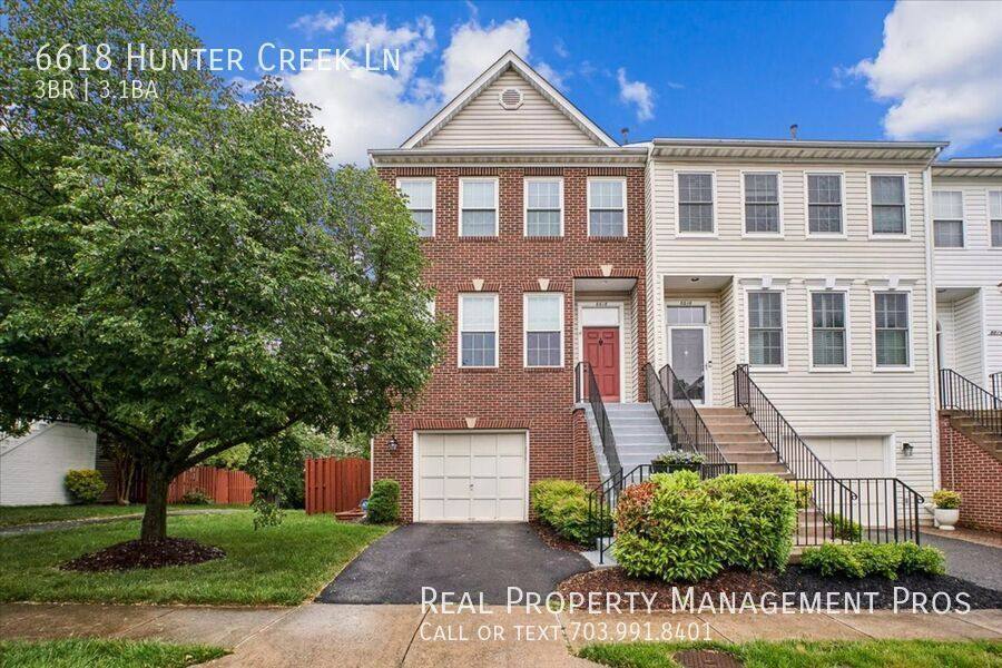 Townhouse for rent at 6618 Hunter Creek Lane, Alexandria, VA 22315